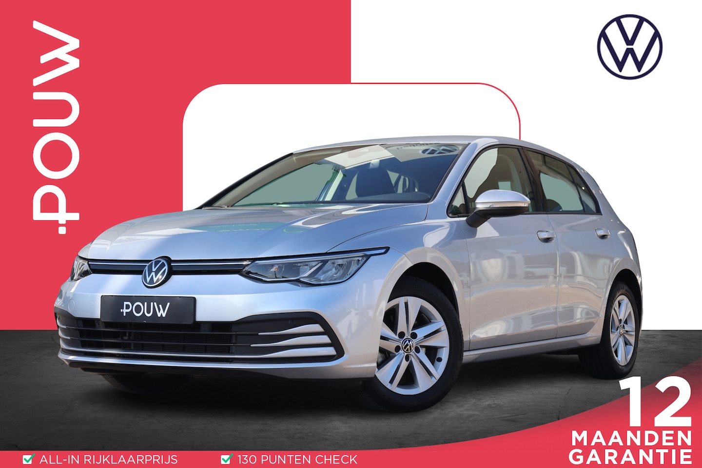 Volkswagen Golf - 1.0 eTSI 110pk DSG Life | Navigatie | Camera | PDC | Carplay - AutoWereld.nl
