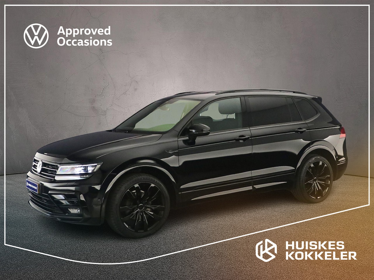 Volkswagen Tiguan Allspace - Highline Business R 1.5 TSI 150pk DSG Automaat Trekhaak, Adaptive cruise control, Black St - AutoWereld.nl