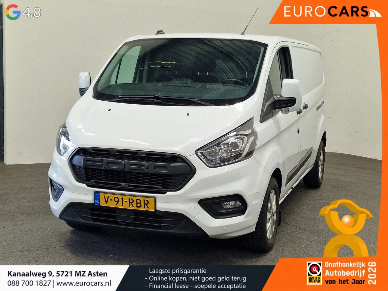 Ford Transit Custom - 300 2.0 TDCI L2H1 Trend MHEV Parkeersensoren Stoelverwarming Airco Cruise Control - AutoWereld.nl