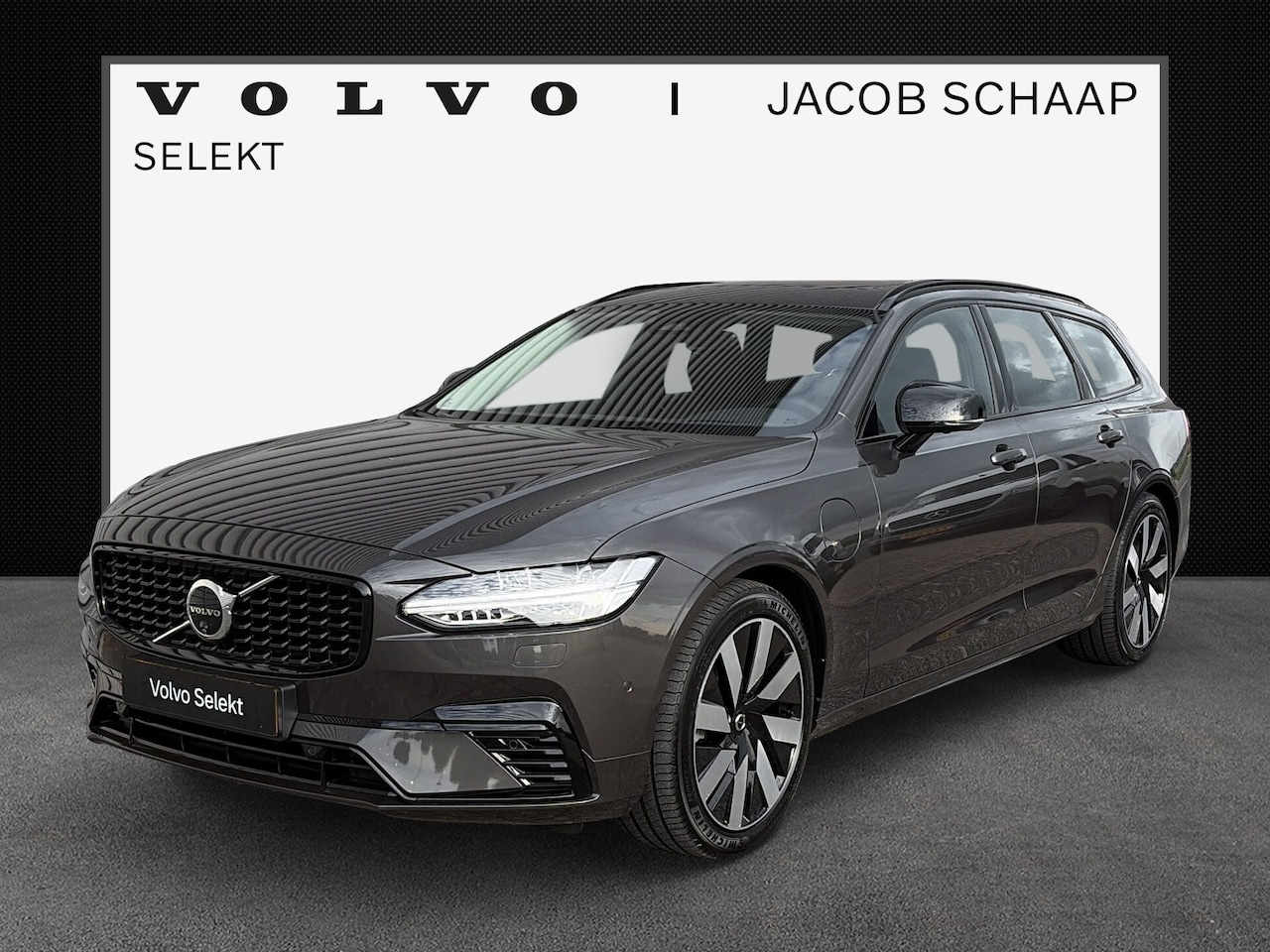 Volvo V90 - T8 AWD 455pk Ultra Dark Panorama dak / HUD / 360 camera / Stoel/- stuurverwarming / - AutoWereld.nl
