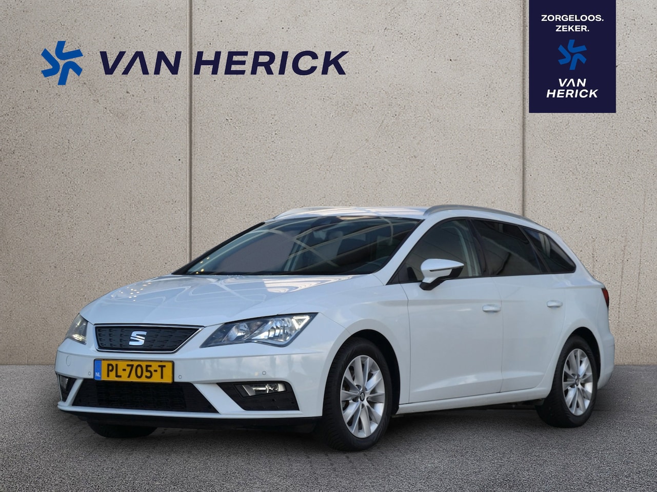 SEAT Leon ST - 1.0 EcoTSI Style Business Intense Automaat | Navigatie | Keyless | DAB - AutoWereld.nl
