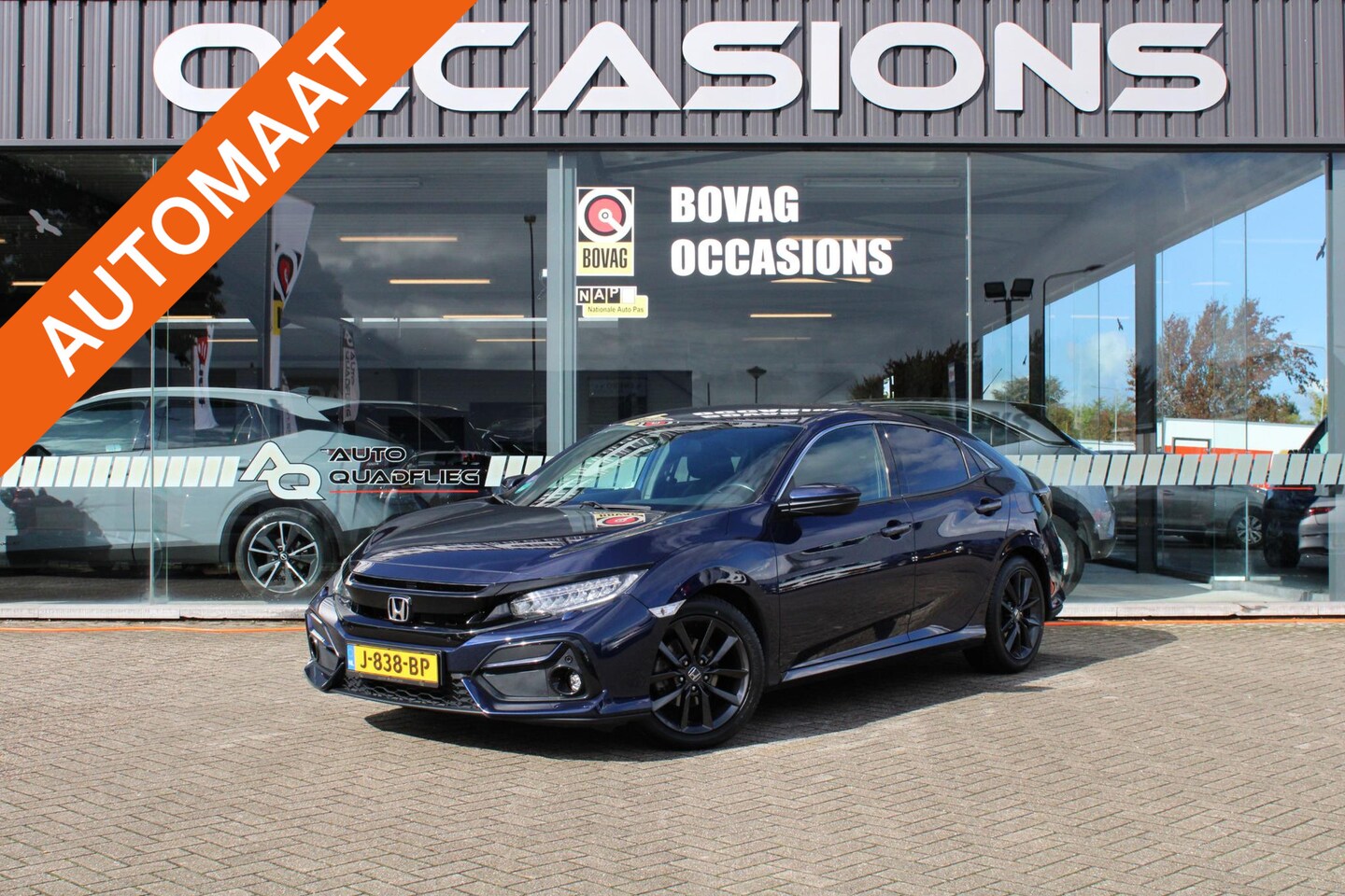 Honda Civic - 1.0 i-VTEC Elegance APPLE-CARPLAY/ NAVIGATIE/ DAB - AutoWereld.nl