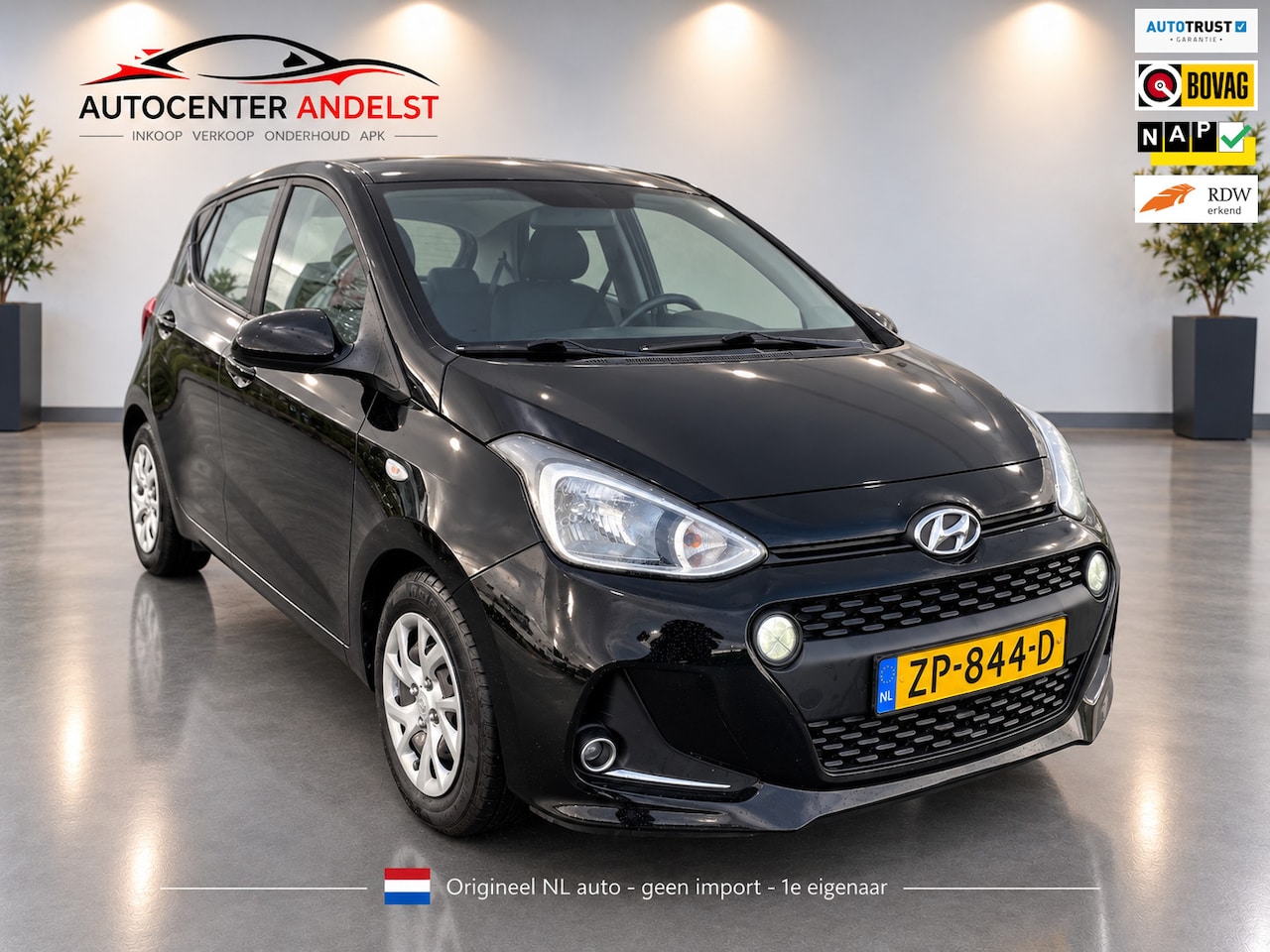 Hyundai i10 - 1.0i Comfort 1.0i Comfort, 5drs, Airco, Cruise, Elektr ramen, Bluetooth, 1e eig afk, Geen import, Nap, - AutoWereld.nl