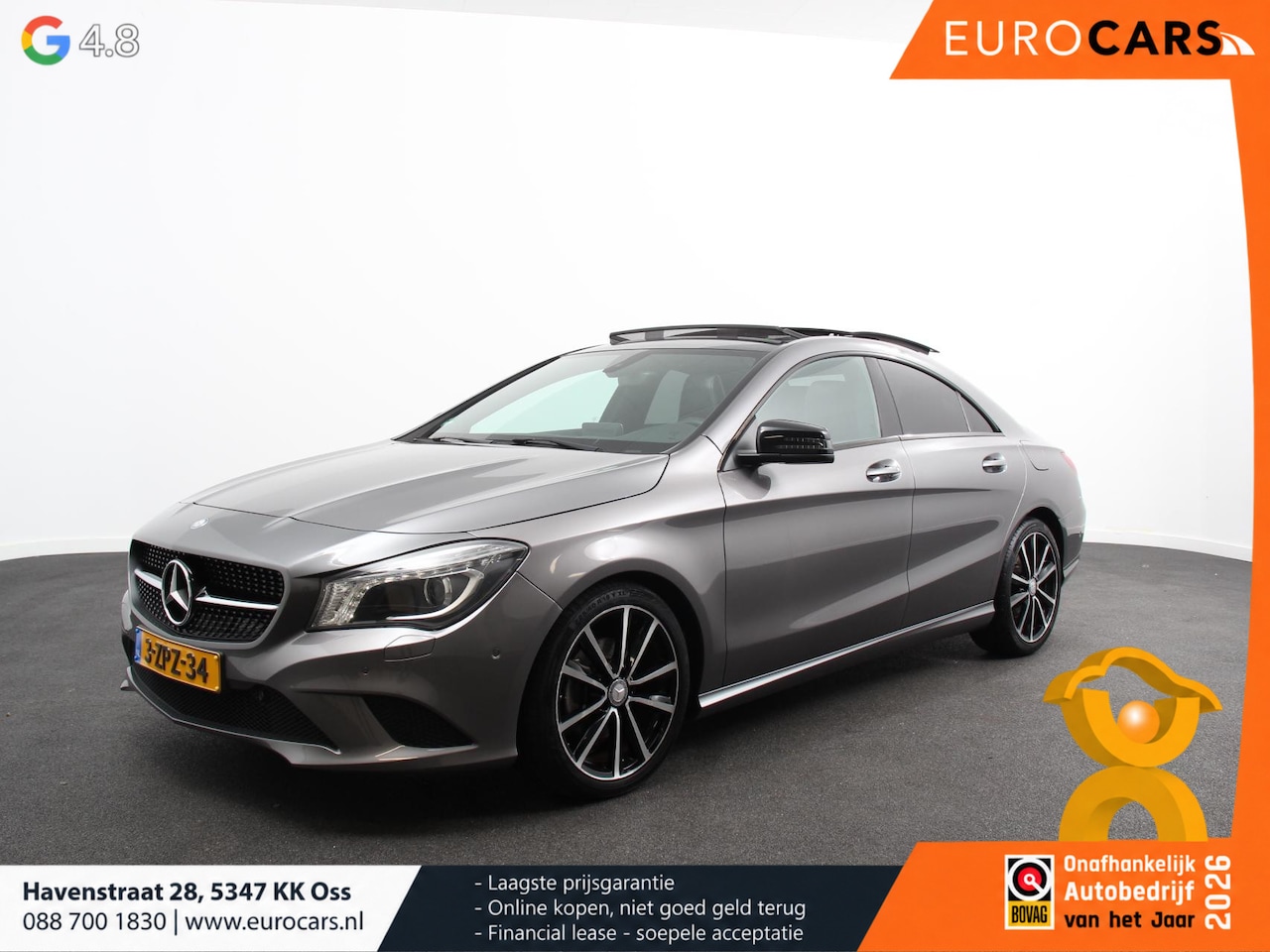 Mercedes-Benz CLA-Klasse - 180 Ambition Climate Control Navigatiesysteem Lichtmetalen velgen Parkeersensoren Panorama - AutoWereld.nl
