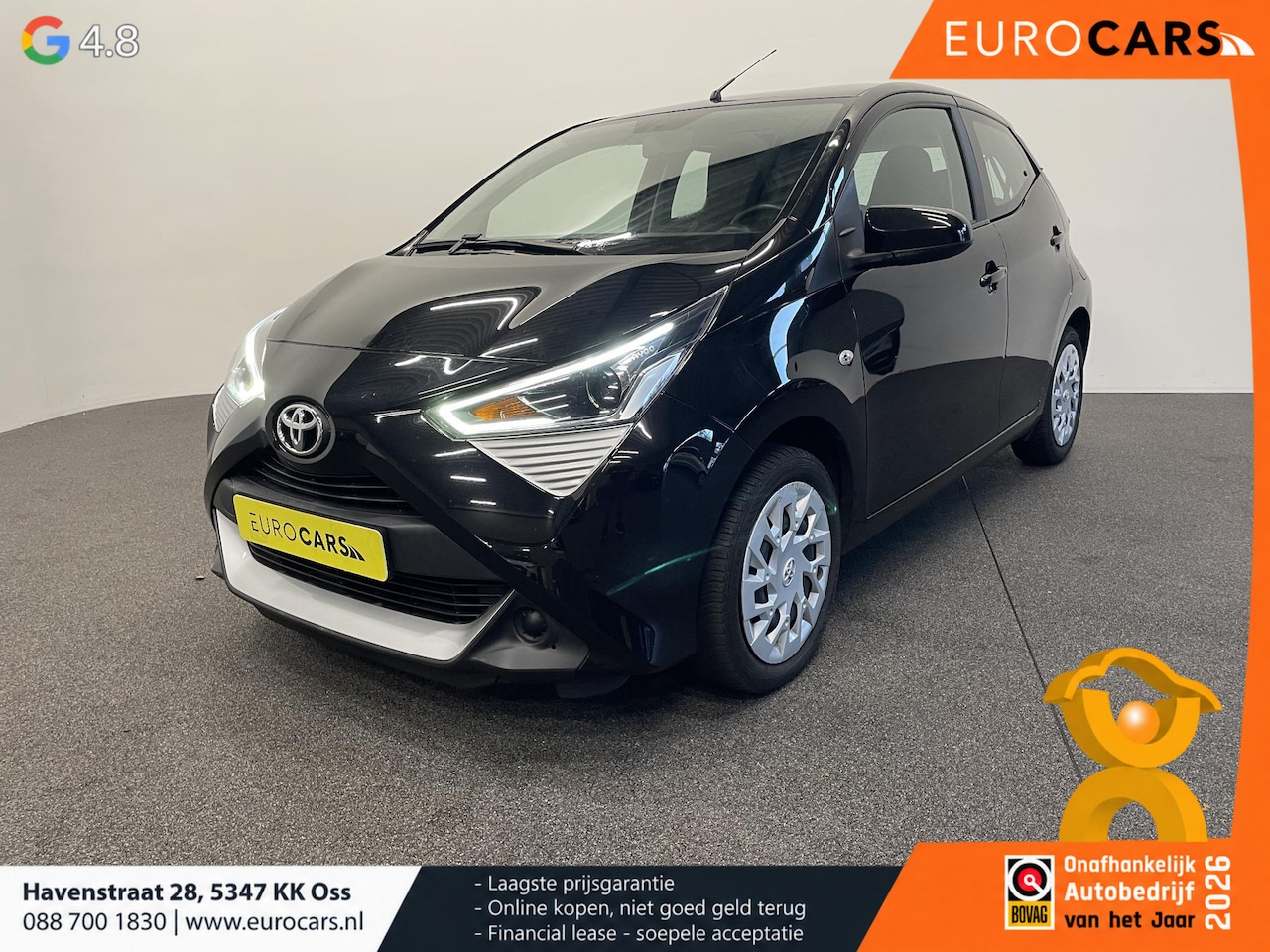 Toyota Aygo - 1.0 VVT-i x-play Airco Navigatie Apple Carplay/Android Auto Camera Achter - AutoWereld.nl
