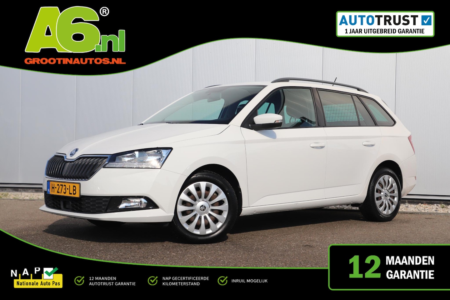 Skoda Fabia Combi - 1.0 TSI Ambition 95PK Trekhaak Navigatie Carplay Android Airco Cruise Control Parkeersenso - AutoWereld.nl