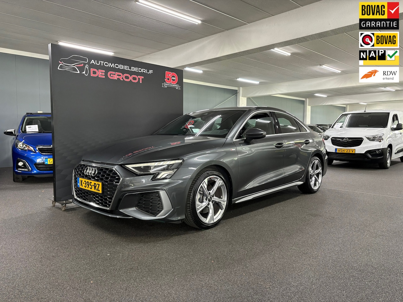 Audi A3 Limousine - 35 TFSI S edition/ NL auto/ Automaat/ Lederen bekleding/ 19.830 KM - AutoWereld.nl