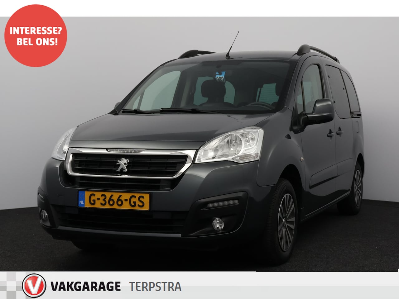 Peugeot Partner Tepee - 1.2 PureTech Active/ D-Riem verv: 95.000 KM!/ Trekhaak/ Apple Carplay + Mirrorlink/ Blueto - AutoWereld.nl