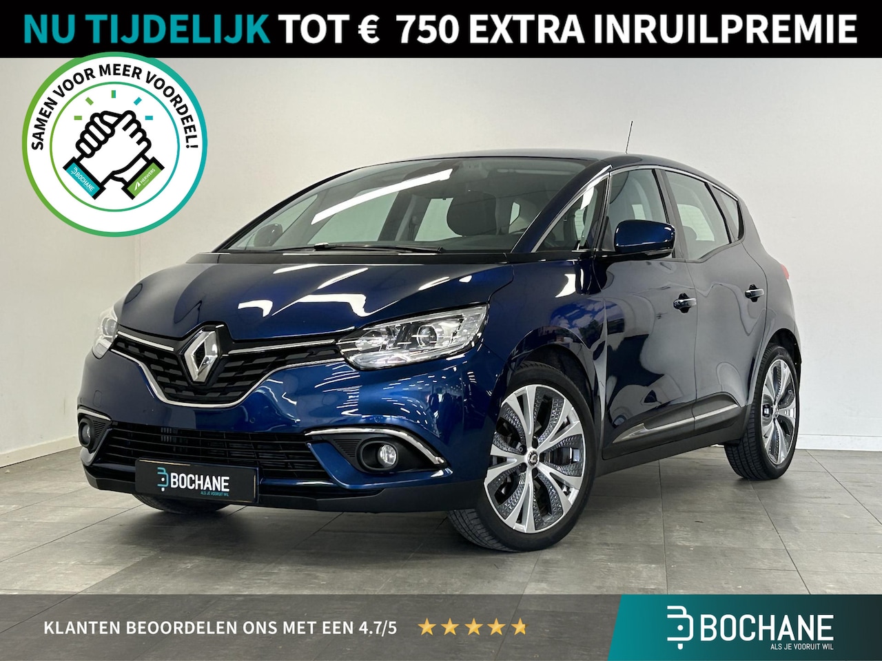 Renault Scénic - 1.2 TCe 115 Zen | Navigatie | Keyless | Parkeersensoren | Climate Control | Hoge instap - AutoWereld.nl