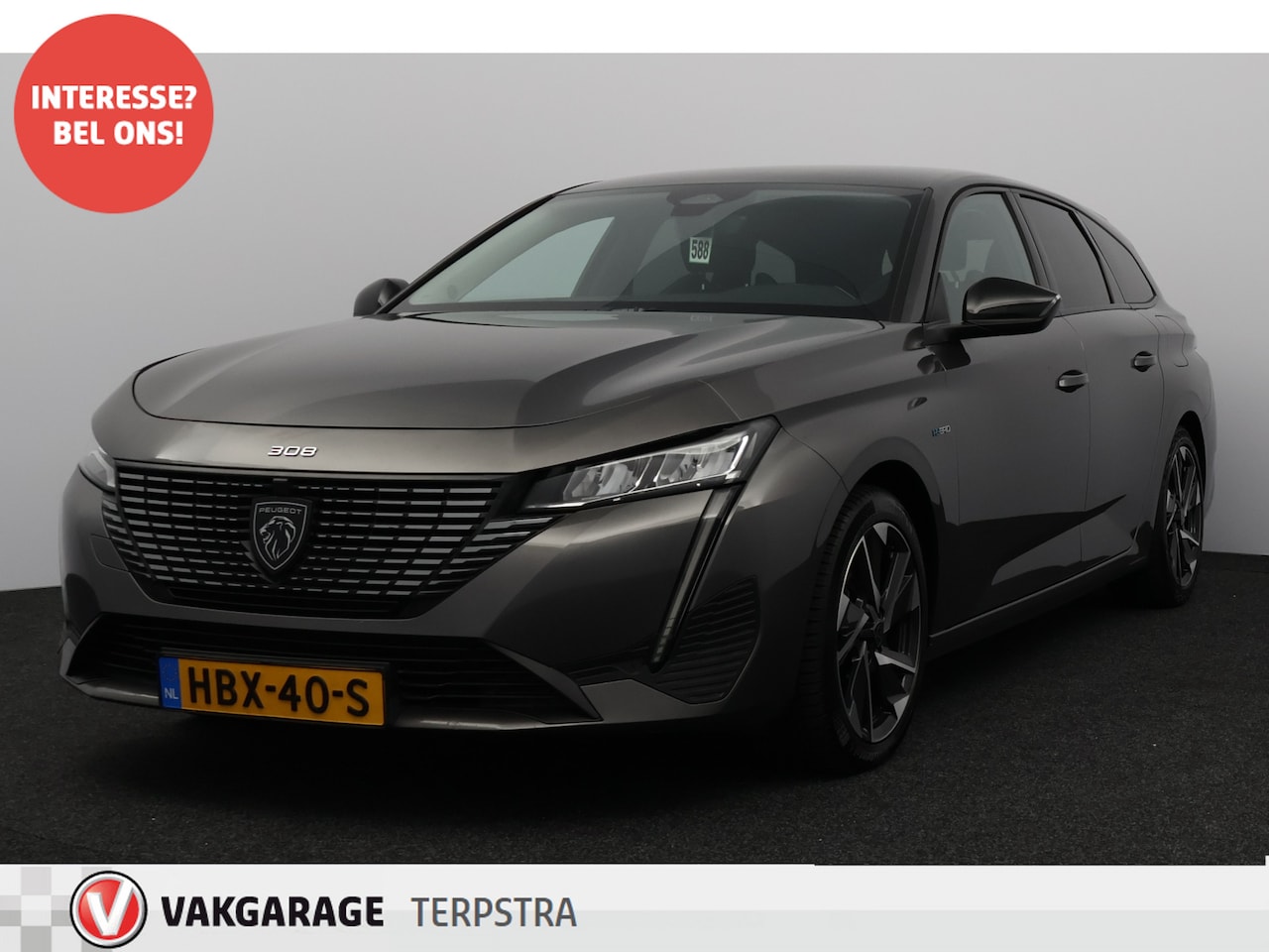 Peugeot 308 SW - 1.6 HYbrid 180 GT Pack Business/ Virtual Dashb./ 17'' LMV/ Stoel + Stuurverw./ Keyless/ La - AutoWereld.nl