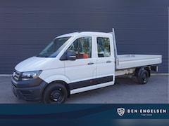 Volkswagen Crafter - 140pk Facelift L4 Dubbele cabine 7-zit Open laadbak Trekhaak Apple carplay Parkeer sensore
