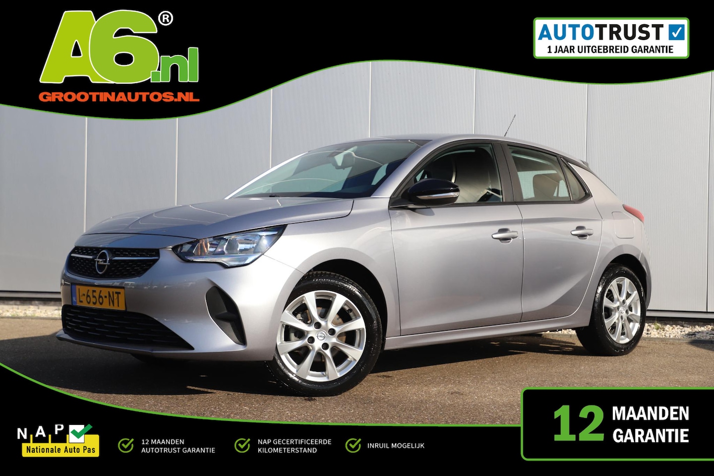 Opel Corsa - 1.2 Edition Navigatie Carplay Android LMV Airco Cruise Control Parkeersensor - AutoWereld.nl