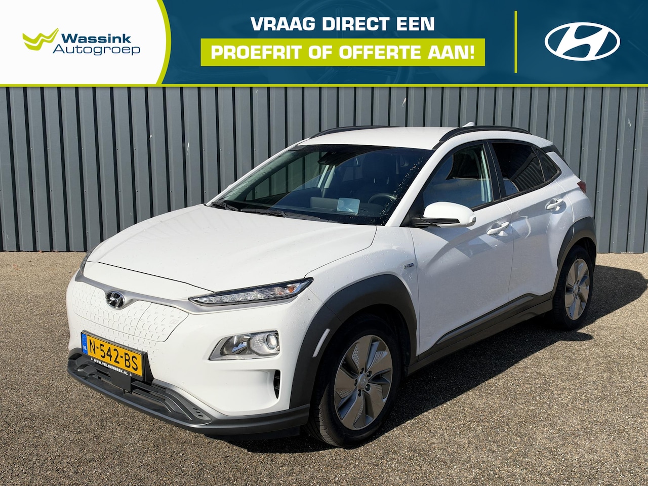 Hyundai Kona Electric - EV Fashion 64 kWh | Camera | Parkeersensoren | Navigatie | Cruise Control | Stoelverwarmin - AutoWereld.nl