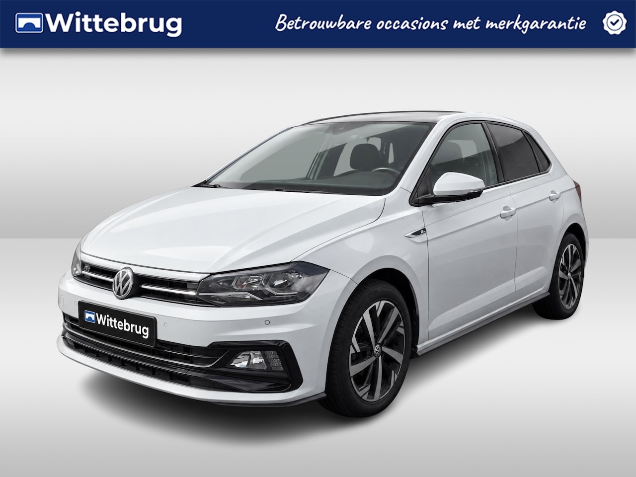 Volkswagen Polo - 1.0 TSI Highline / R-Line exterieur / Navi / Carplay / Parkeer sensoren voor en achter / - AutoWereld.nl