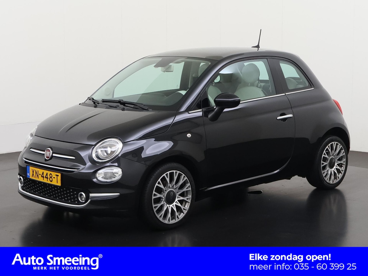 Fiat 500 - 0.9 TwinAir Turbo Lounge | Panoramadak | Navigatie | Parkeersensor | Zondag Open! - AutoWereld.nl