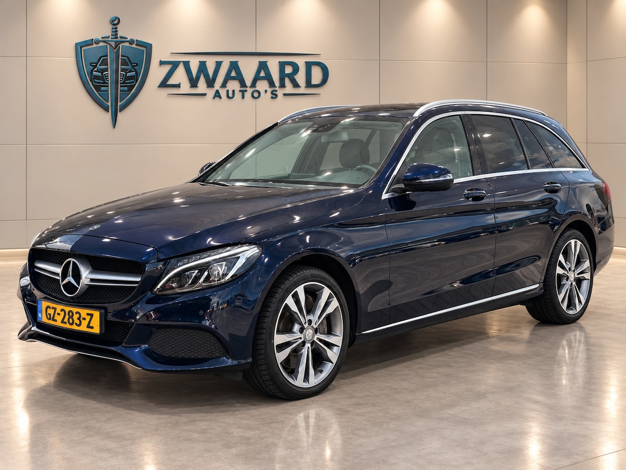 Mercedes-Benz C-klasse Estate - 350 e Lease Edition l Burmester l ILS l Volleder l Camera l - AutoWereld.nl