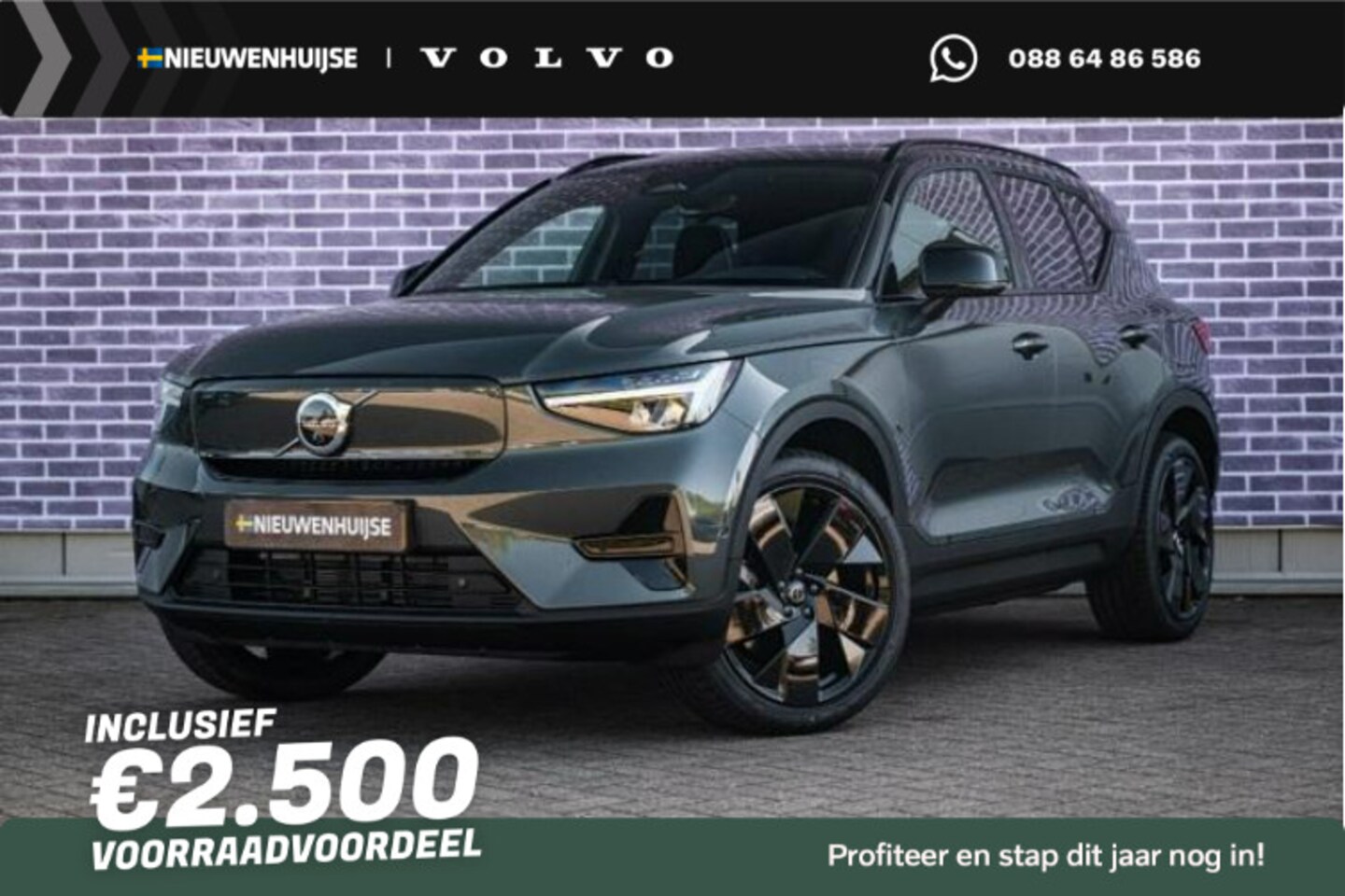 Volvo EX40 - Single Motor Extended Range Ultra Europa Black Ed. | Long Range | Google | Harman Kardon A - AutoWereld.nl
