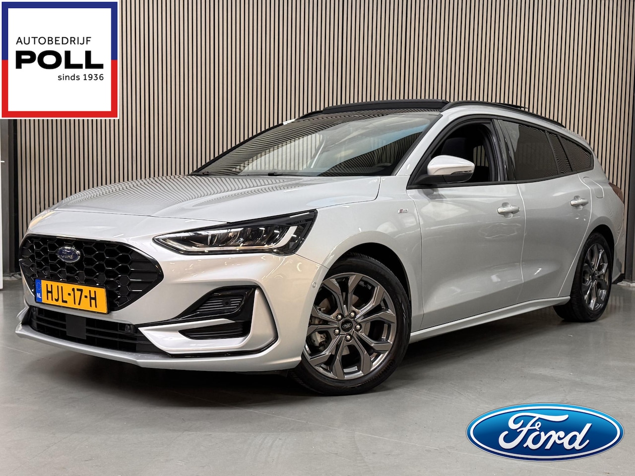 Ford Focus Wagon - 155pk Eco Hybrid Automaat ST Line Panoramadak Camera Winter Parking Dodehoek pack Adap Cru - AutoWereld.nl
