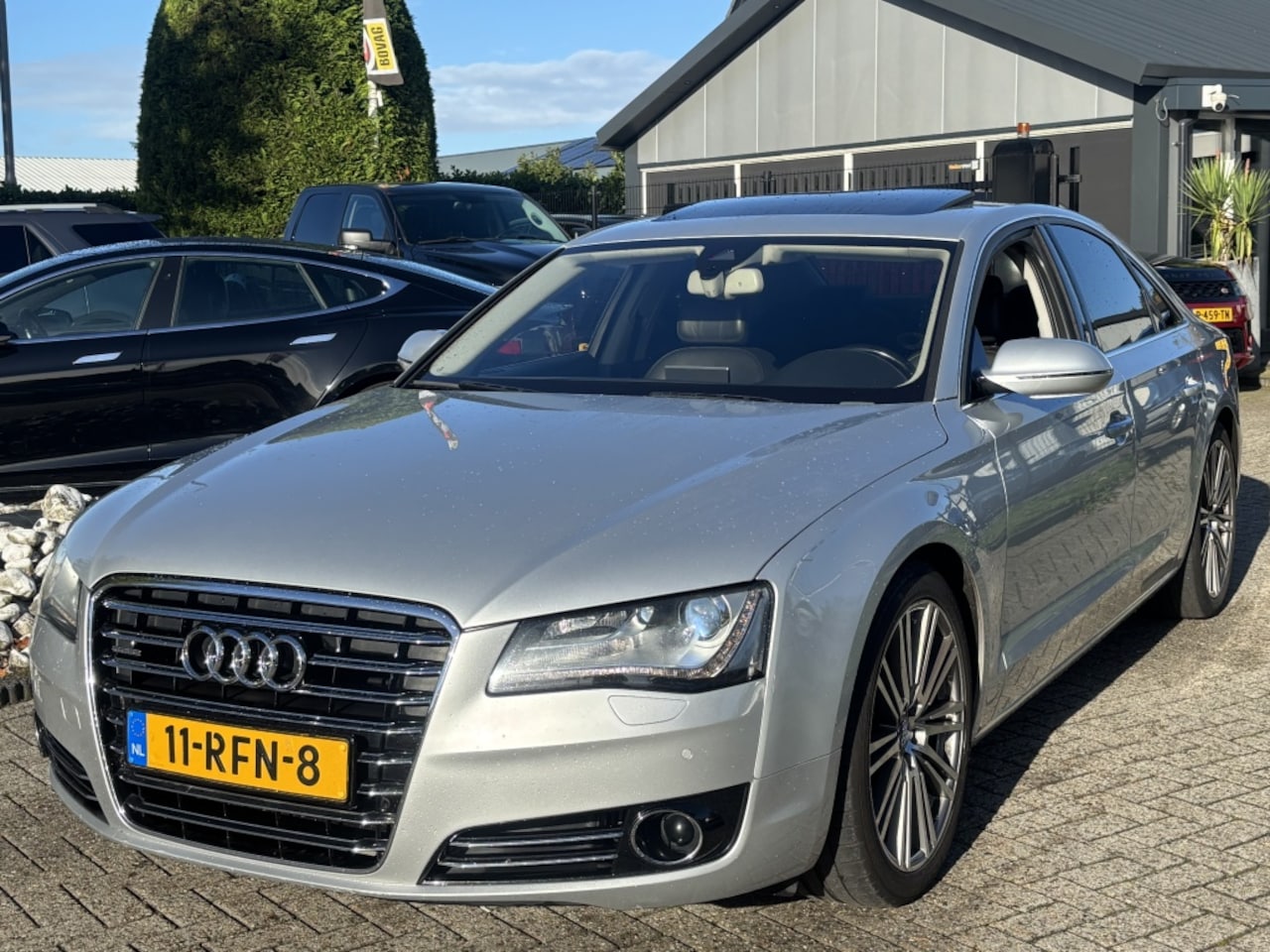 Audi A8 - 4.2 TDI V8 Diesel Quattro 2011 Grijs Schuifdak - AutoWereld.nl
