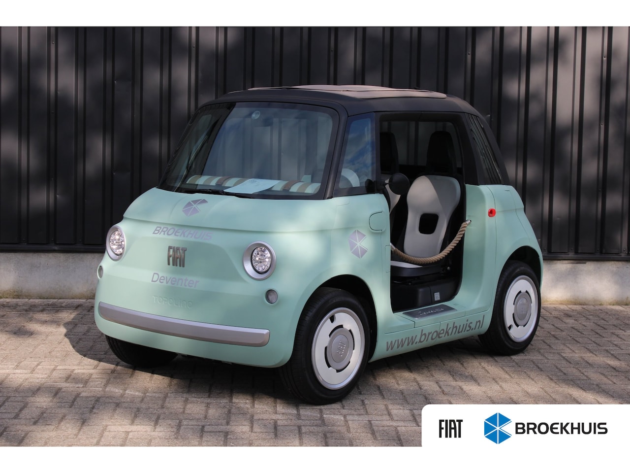 Fiat Topolino - Brommobiel Dolcevita | LED achterlichten | LED koplampen | Vouwdak - AutoWereld.nl