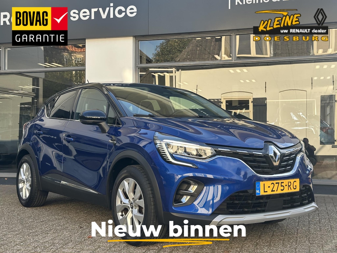 Renault Captur - 1.3 TCe 140 EDC Intens | Easylink navigatiesysteem | Parkeersensoren achter | Prachtige kl - AutoWereld.nl