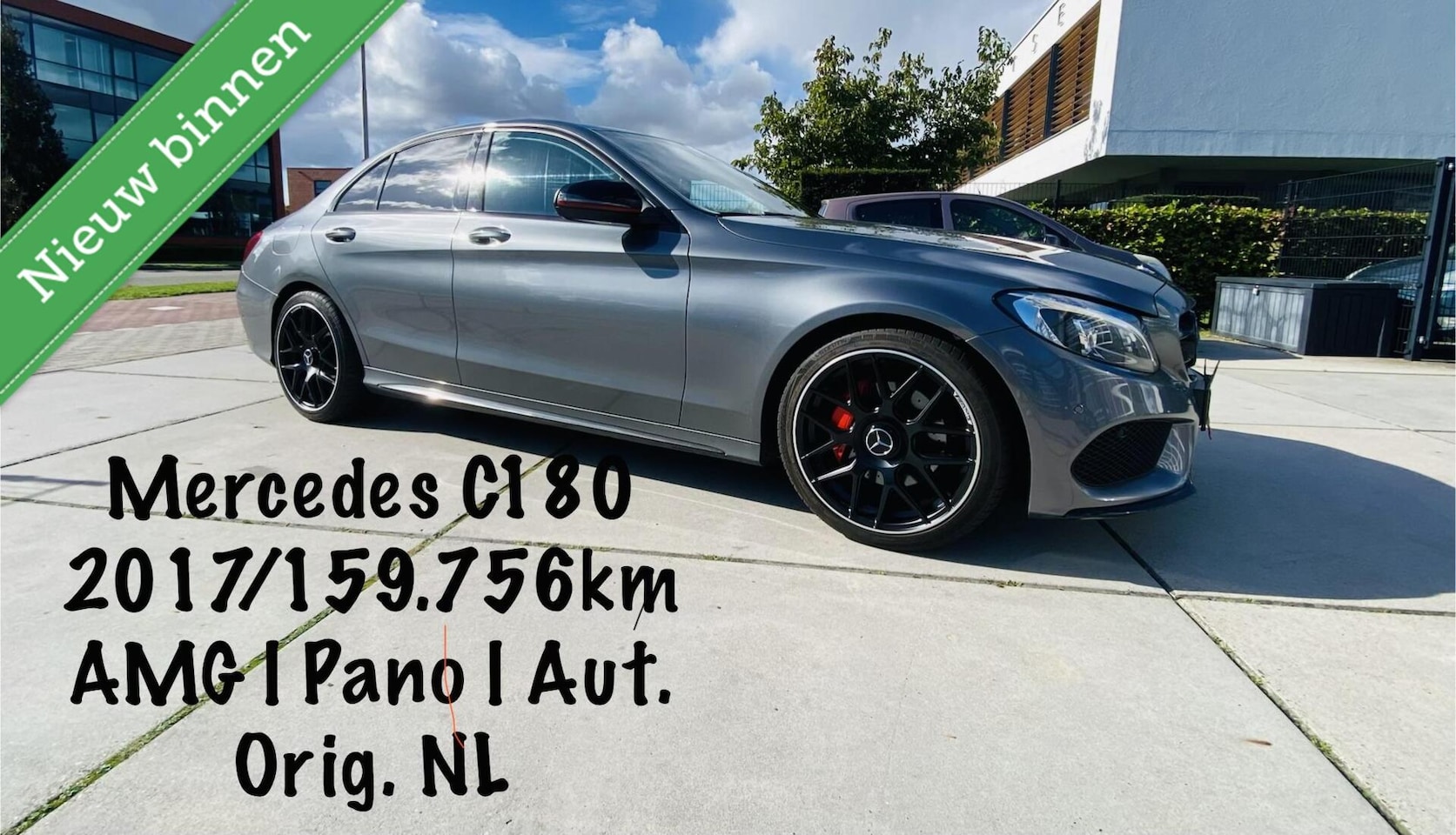 Mercedes-Benz C-klasse - 180 Business Solution AMG | Schuif + Panodak | Stoelverwarming | A M G | - AutoWereld.nl