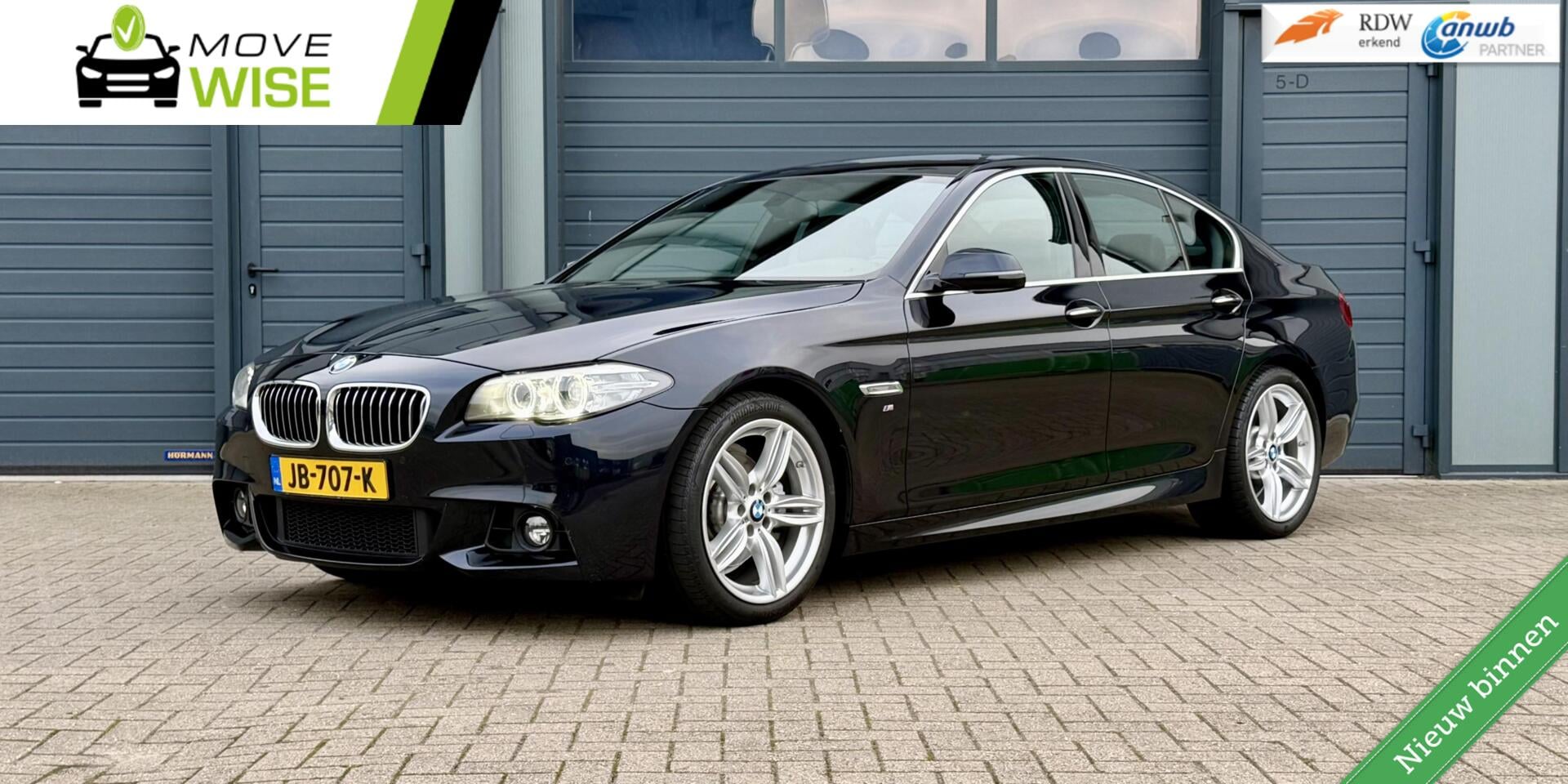 BMW 5-serie - F10 520i High Executive | M SPORT | Automaat | Pano | Comfortstoelen | Dealeronderhouden | - AutoWereld.nl