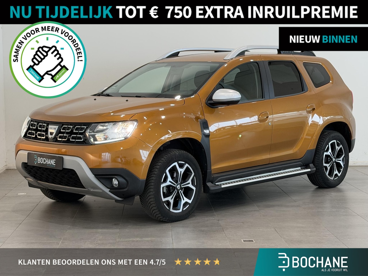 Dacia Duster - 1.3 TCe Prestige | Trekhaak | 360 Graden Camera | Climate Control | Stoelverwarming | Dode - AutoWereld.nl
