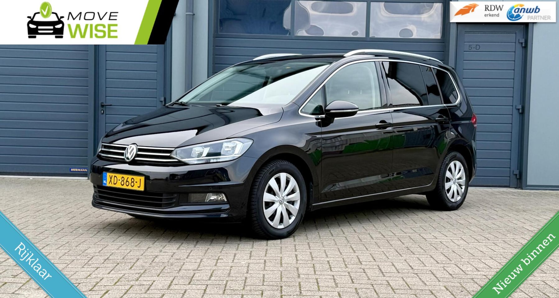 Volkswagen Touran - 1.4 TSI 150pk Comfortline | 7 PERSOONS | Automaat | Trekhaak | Adptv. Cruise | Camera | 1e - AutoWereld.nl