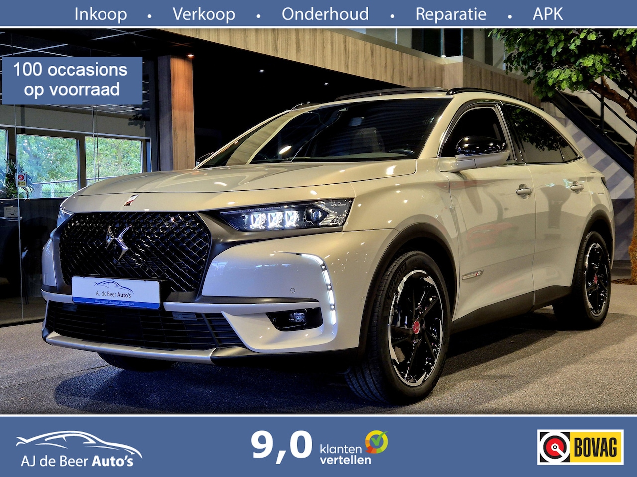 DS 7 Crossback - E-Tense Performance Line+ Panoramadak | 360 Camera | Carplay | Stoelverwarming - AutoWereld.nl