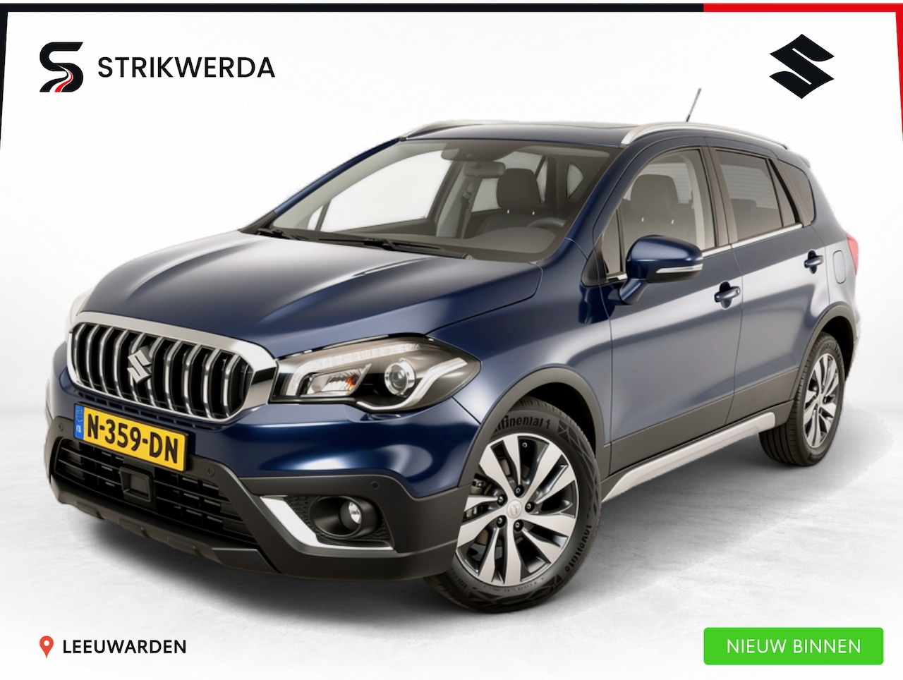 Suzuki S-Cross - 1.4 Boosterjet Style Smart Hybrid Panoramadak/Cruise/Clima - AutoWereld.nl