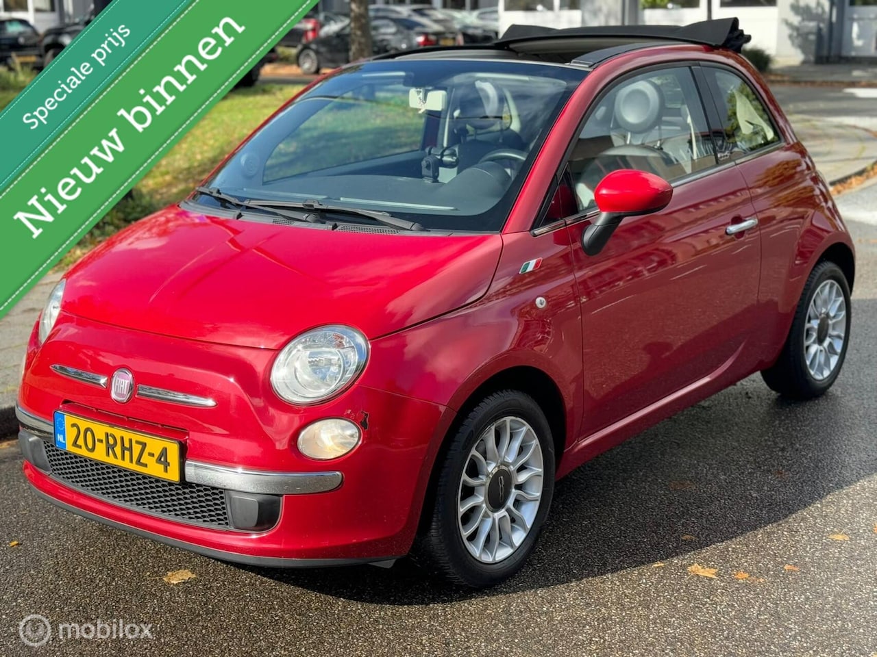 Fiat 500 C - 1.2 Cabrio |OPEN DAK | LEDER | FULL OPTIE | 138DKM - AutoWereld.nl