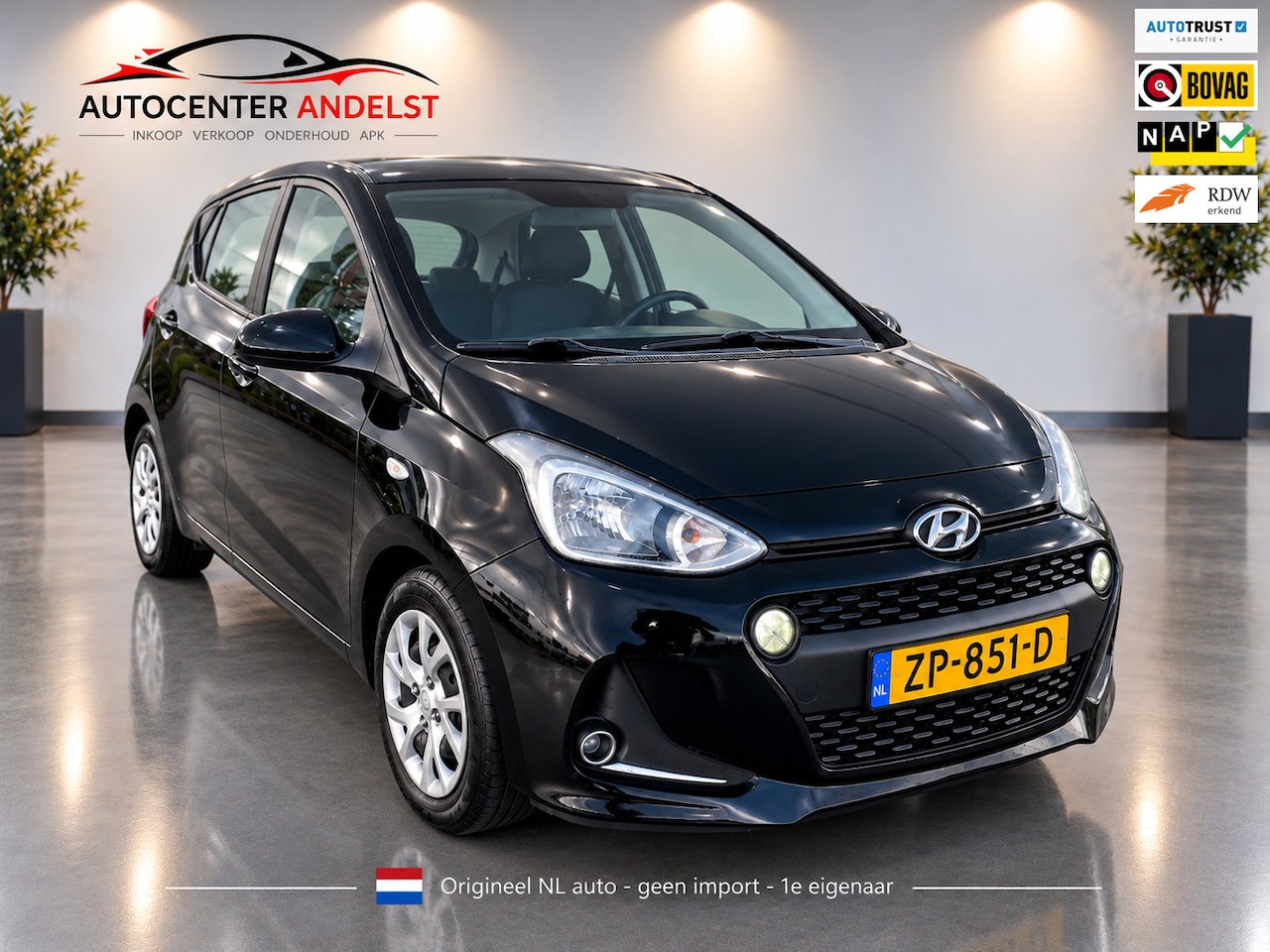 Hyundai i10 - 1.0i Comfort 1.0i Comfort, 5drs, Airco, Cruise control, Bluetooth, Elektr ramen, 1e eig afk, Geen impor - AutoWereld.nl