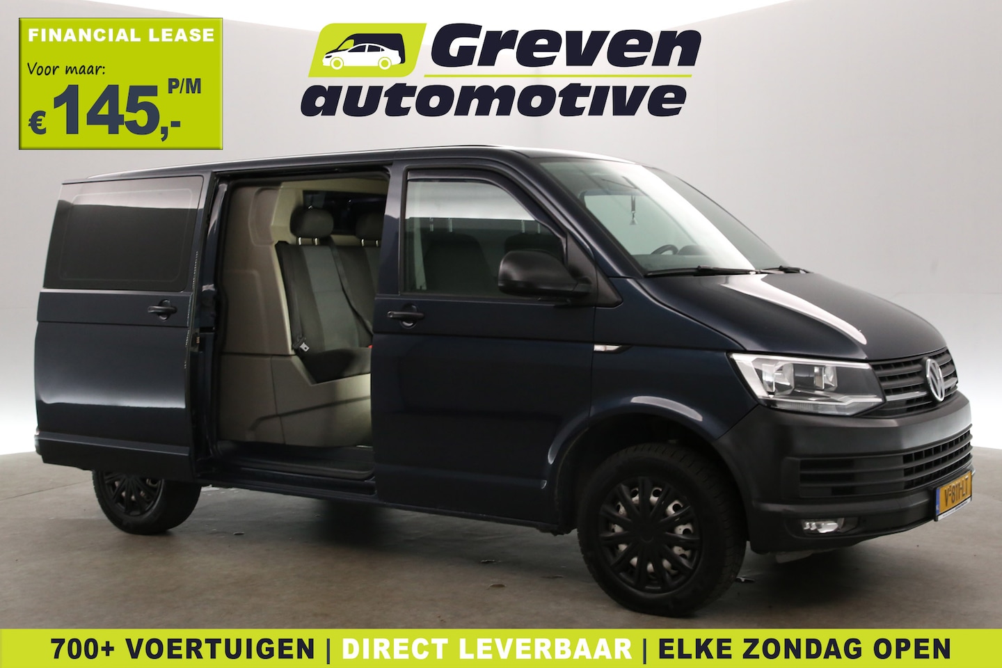 Volkswagen Transporter - 2.0 TDI L1H1 | Dubbele Cabine | Airco | Cruise | Parkeersens. | Elektrpakket | EXPORT - AutoWereld.nl