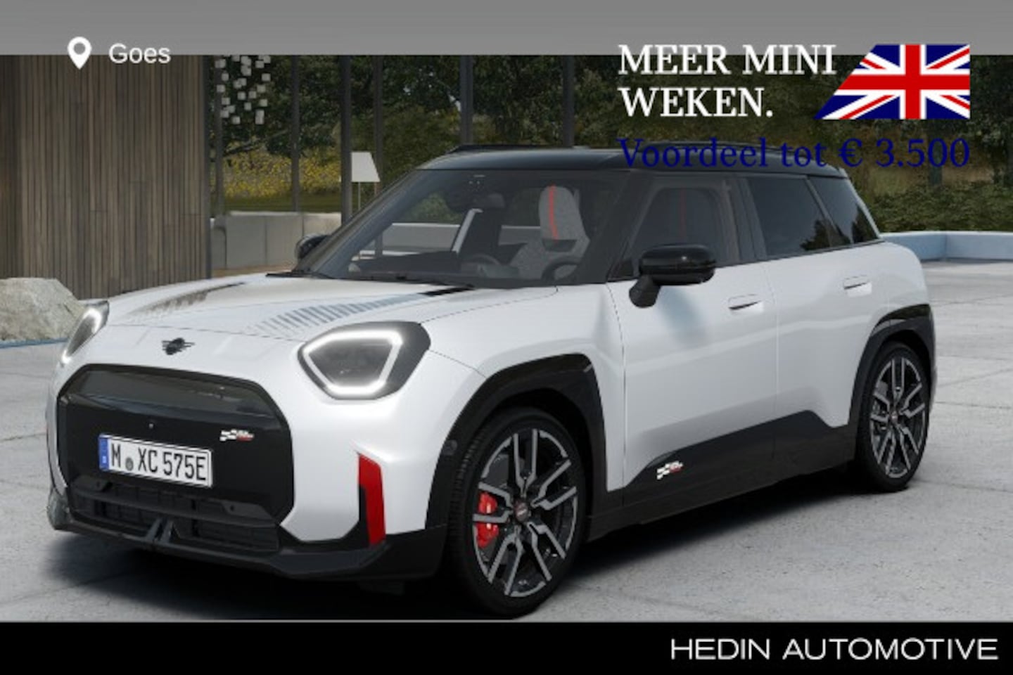 MINI Aceman - JCW L pakket | Motorkapstriping - AutoWereld.nl