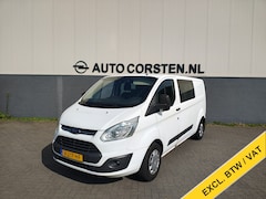 Ford Transit Custom - 290 2.2TDCI L2H1 Dubbele Cabine 6-Persoons Camera Navi Cruise Control Bluetooth Airco Pdc