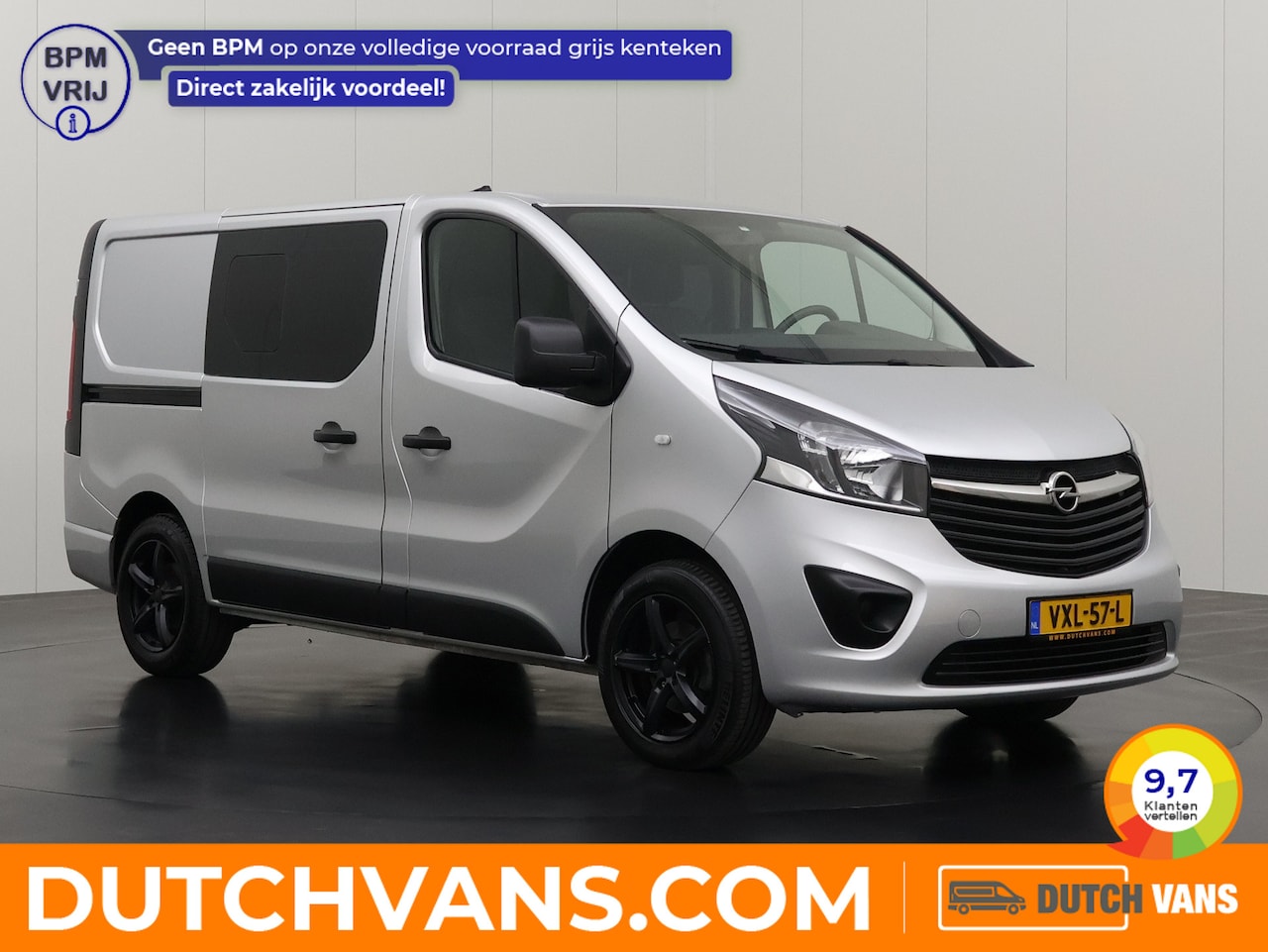 Opel Vivaro - 1.6CDTI 120PK Dubbele Cabine Innovation | Multimedia | Navigatie | Airco | Cruise - AutoWereld.nl