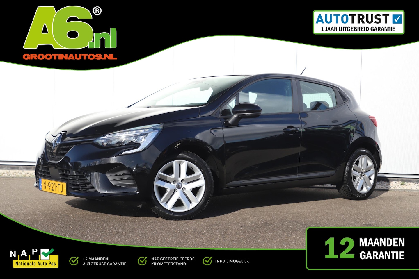Renault Clio - 1.0 TCe Zen Navigatie Carplay Android Airco Cruise Control Rijstrooksensor Parkeersensor - AutoWereld.nl