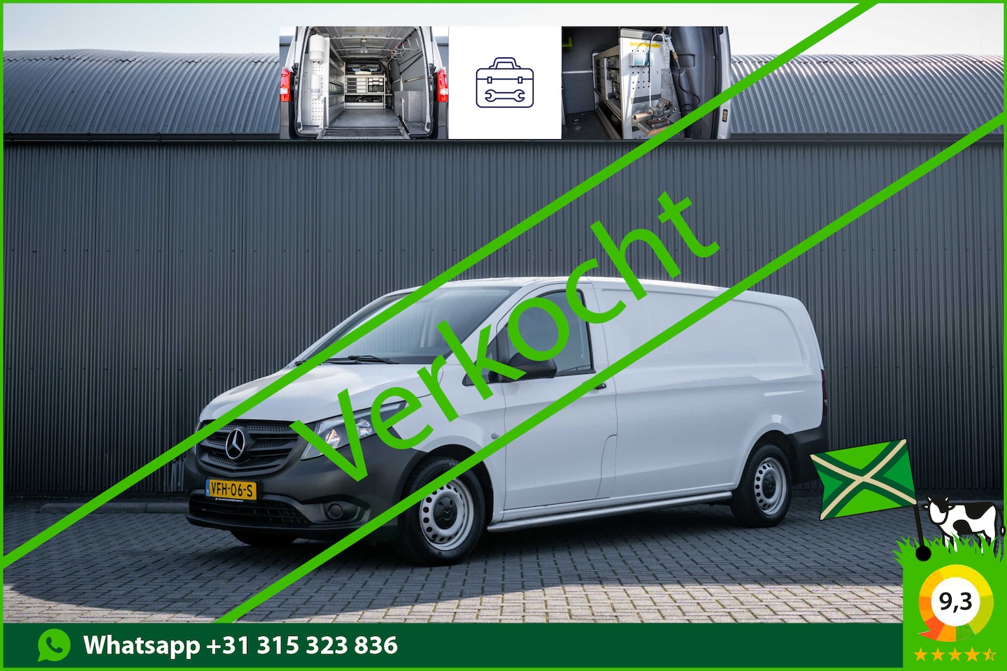 Mercedes-Benz Vito - 111 CDI | Volledig ingericht | 3-Zits | Camera | Navi | Airco - AutoWereld.nl
