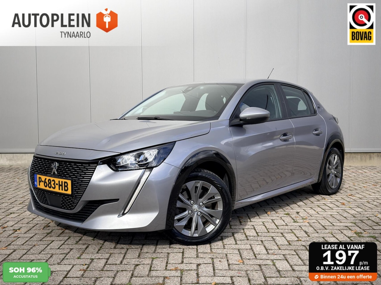 Peugeot e-208 - EV Blue Lease Allure AppleCarplay|Led|Cruise|PDC - AutoWereld.nl