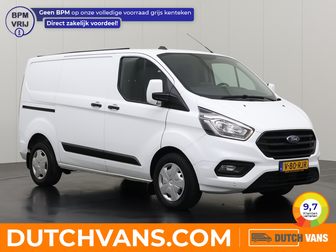 Ford Transit Custom - 2.0TDCi 130PK Automaat | Multimedia | Navigatie | Airco | Cruise | 3-Zits | Betimmering - AutoWereld.nl