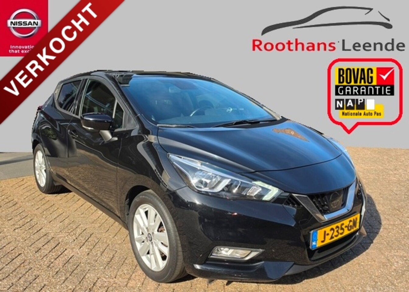 Nissan Micra - 1.0 100PK IG-Turbo N-Connecta - Navi - Camera -Android Auto & Apple Carplay - AutoWereld.nl