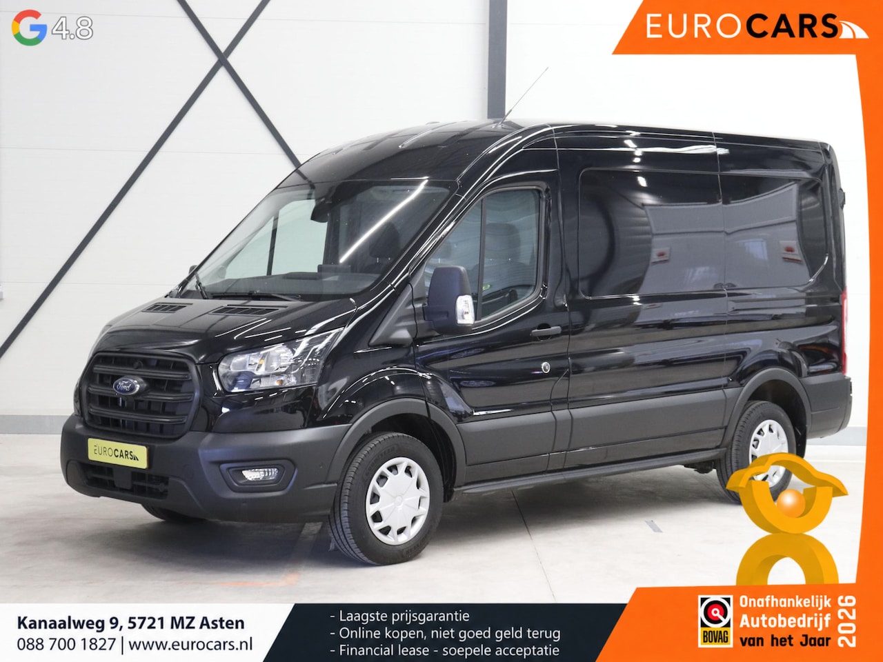 Ford Transit - 310 2.0 TDCI L2H2 Trend Automaat Airco Bluetooth Camera Cruise Control Trekhaak - AutoWereld.nl