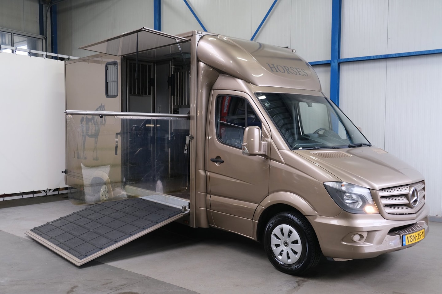 Mercedes-Benz Sprinter - 313 2.2 CDI 432 - Paardenwagen, Horsetruck, Hengstenuitvoering. - AutoWereld.nl