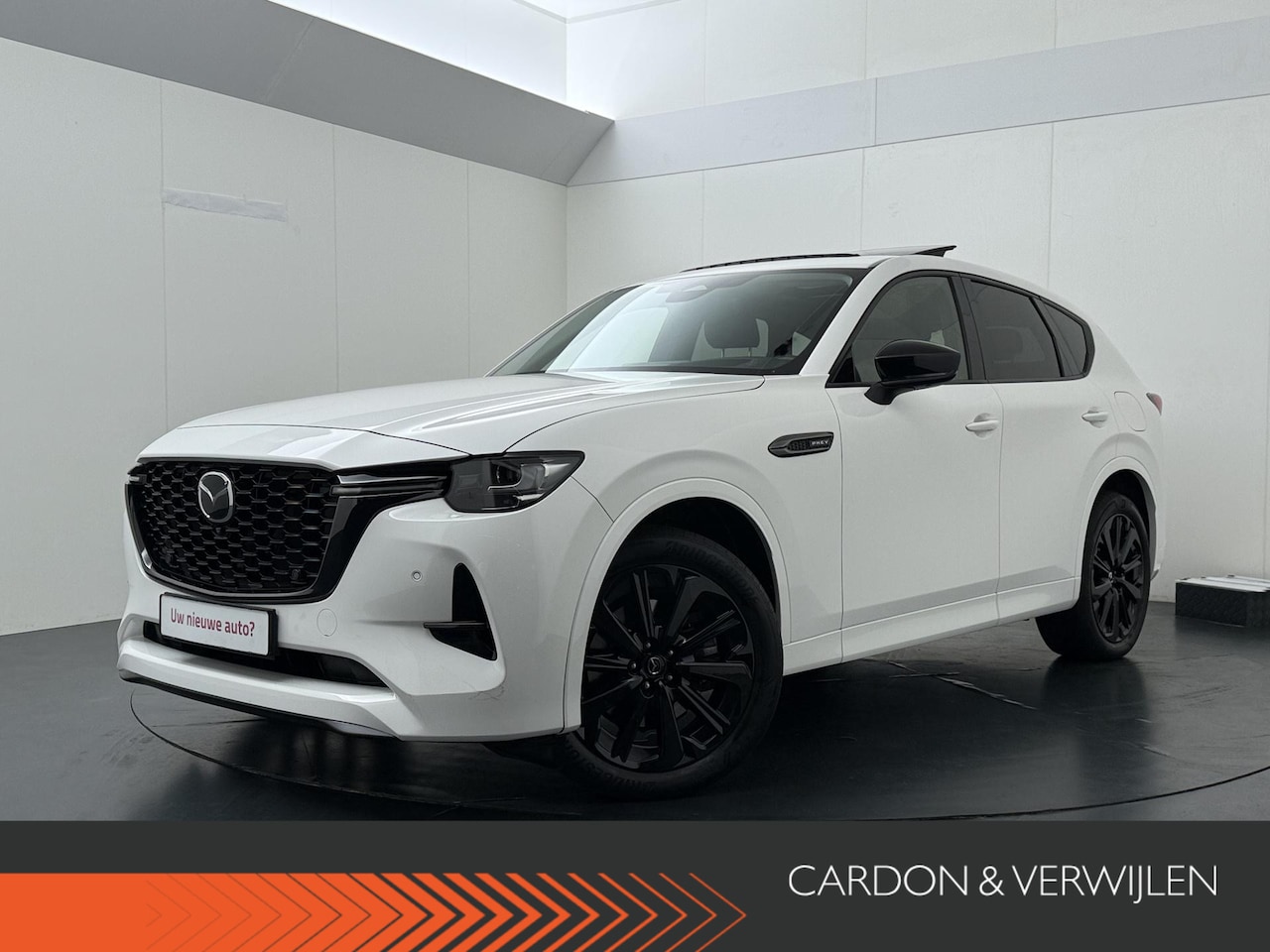 Mazda CX-60 - 2.5 e-SkyActiv PHEV Homura | 327 PK | SoH 94% | Panoramadak | Stoelverwarming | Parkeersen - AutoWereld.nl