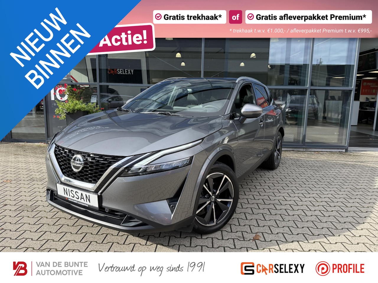 Nissan Qashqai - 1.3 MHEV Xtronic Tekna *Panorama & Trekhaak* - AutoWereld.nl