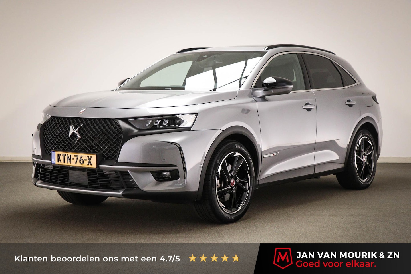 DS 7 Crossback - E-Tense 4x4 Performance Line | PANORAMADAK | LED | HALF LEDER | STOELVERWARMING | CAMERA - AutoWereld.nl
