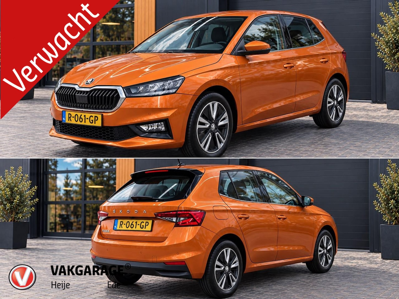 Skoda Fabia - 1.0 TSI Business Edition | DSG Automaat | Cruise control adaptief | Phoenix orange | Digit - AutoWereld.nl
