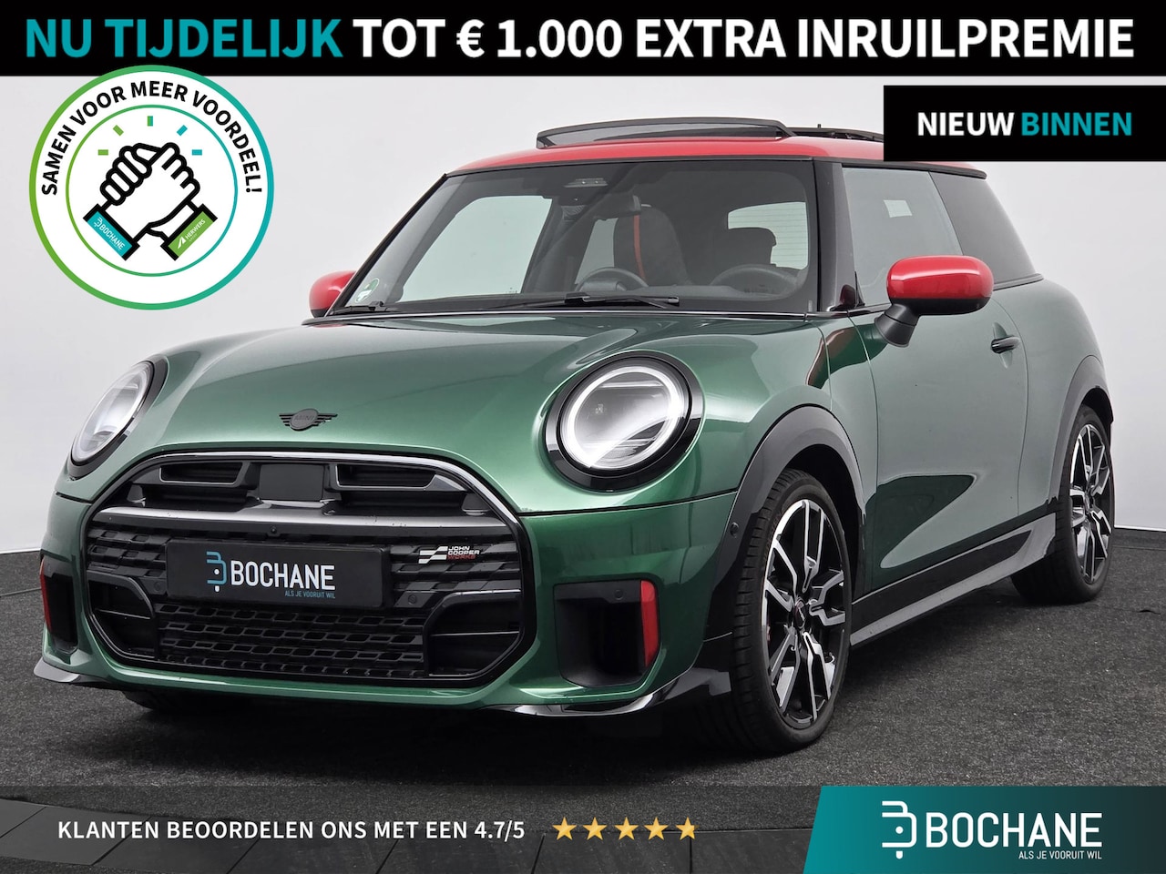 MINI 3-Deurs - 2.0 JCW John Cooper Works XL | 1e Eigenaar | NL Auto | Panoramadak | 18"Velgen | - AutoWereld.nl