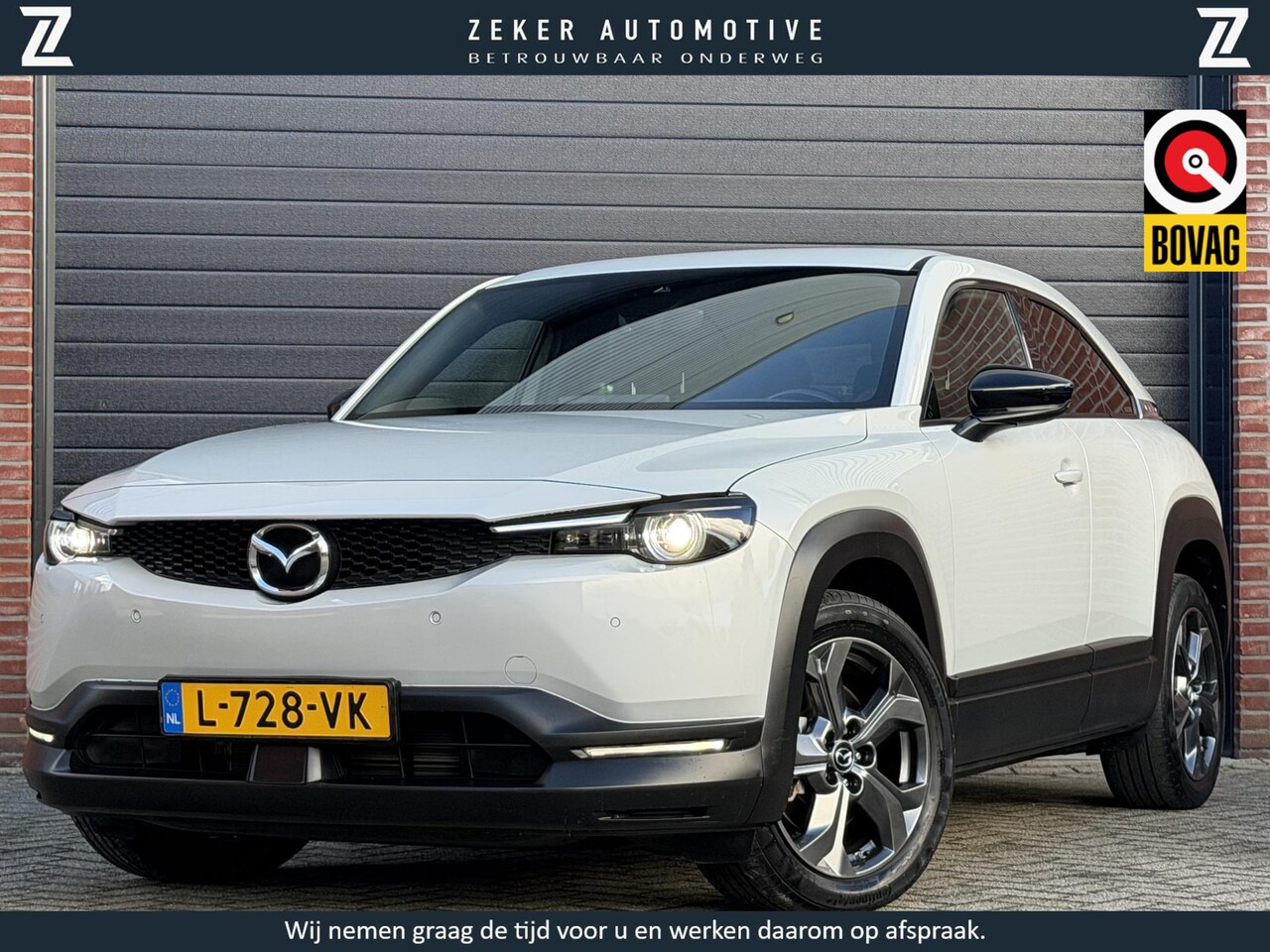 Mazda MX-30 - e-SkyActiv 145 Comfort 36 kWh Elektrische bestuurdersstoel met memory, Navigatie, Stoelver - AutoWereld.nl